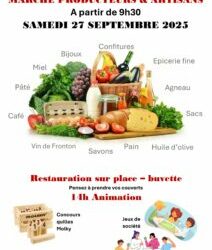 MARCHÉ DE PRODUCTEURS ET CRÉATEURS