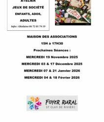 ATELIER JEUX DE SOCIETE