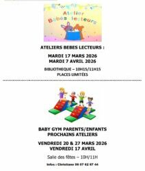 ATELIER BABY GYM & BEBES LECTEURS